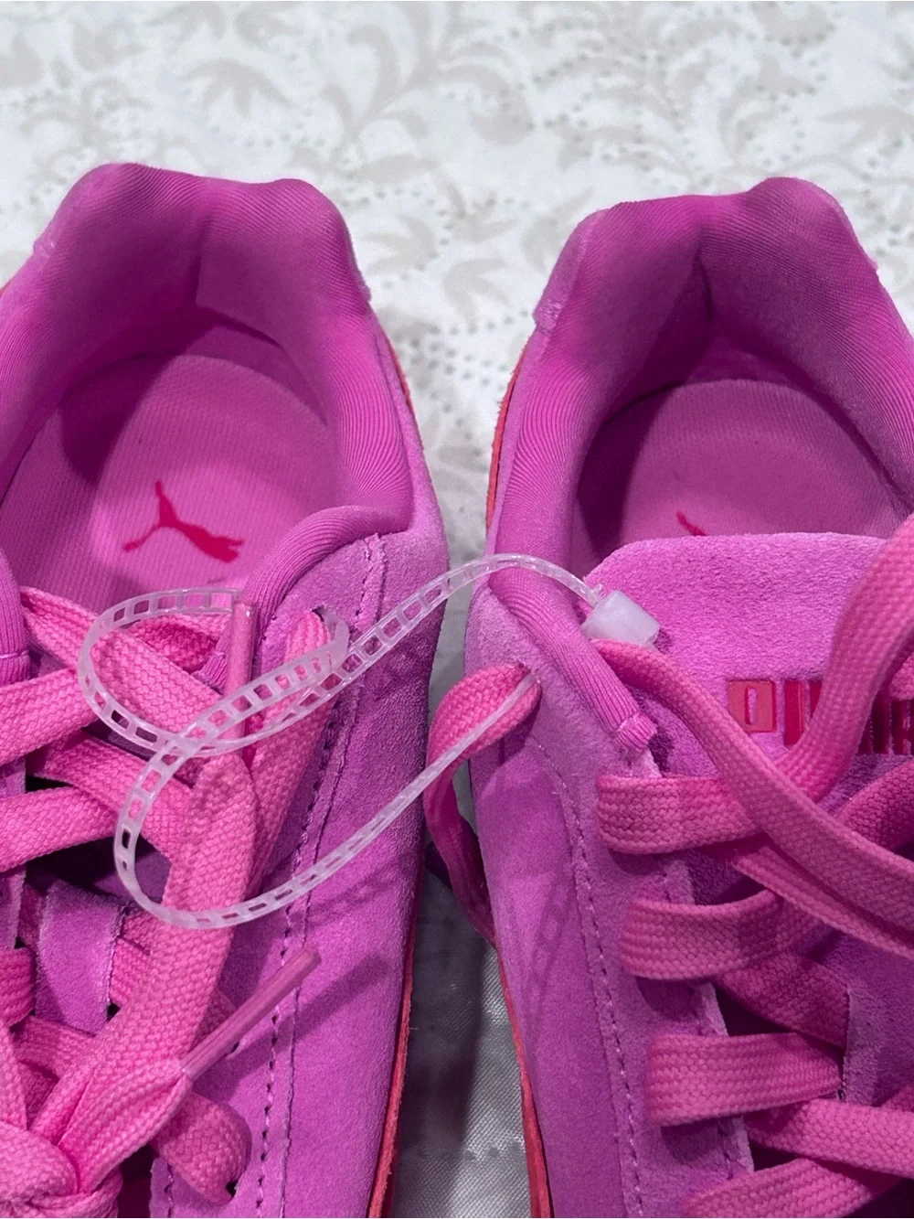 Puma Speedcat OG Casual Shoes Women’s 7.5 Pink Pixel Glowing Red Leather - NWT